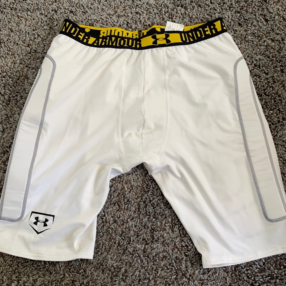 Under armour padded compression shorts